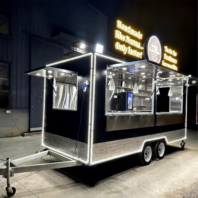 Food Snacks Business - Mobile Catering Food Trailer Portable Commercial