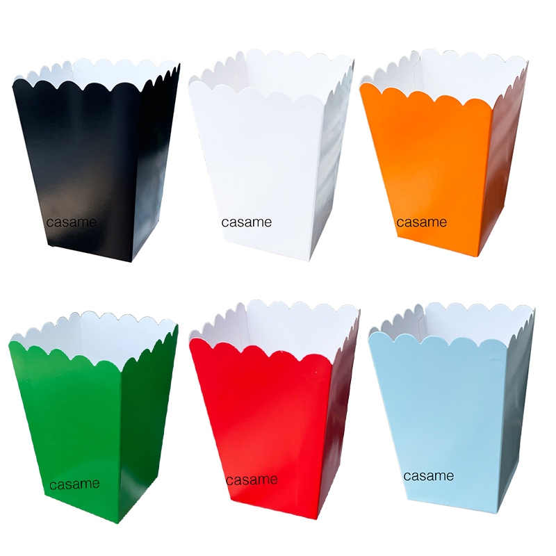 Food Snacks Candy - 12pcs Paper Candy Cartons Popcorn Box
