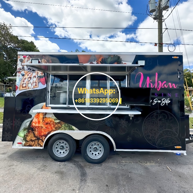 Food Snacks Catering - Mobile Food Trailer Fast Food Truck