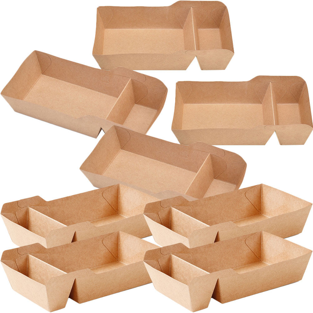 Food Snacks Candy - 50Pcs Paper Snack Boxes Blank Surface