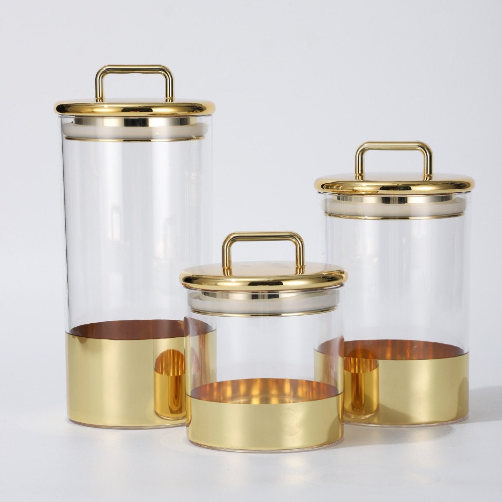 Dry Food Snacks - Grains Moisture-proof Storage Box Transparent Glass