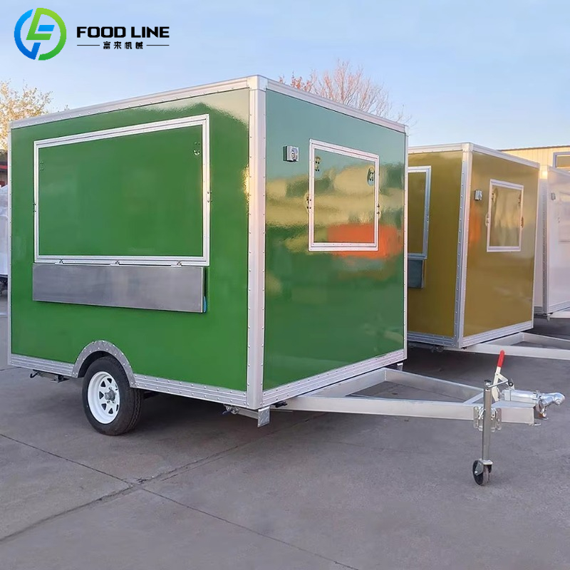 Food Snacks Business - Custom Hamburger Pizza Snack Food Truck