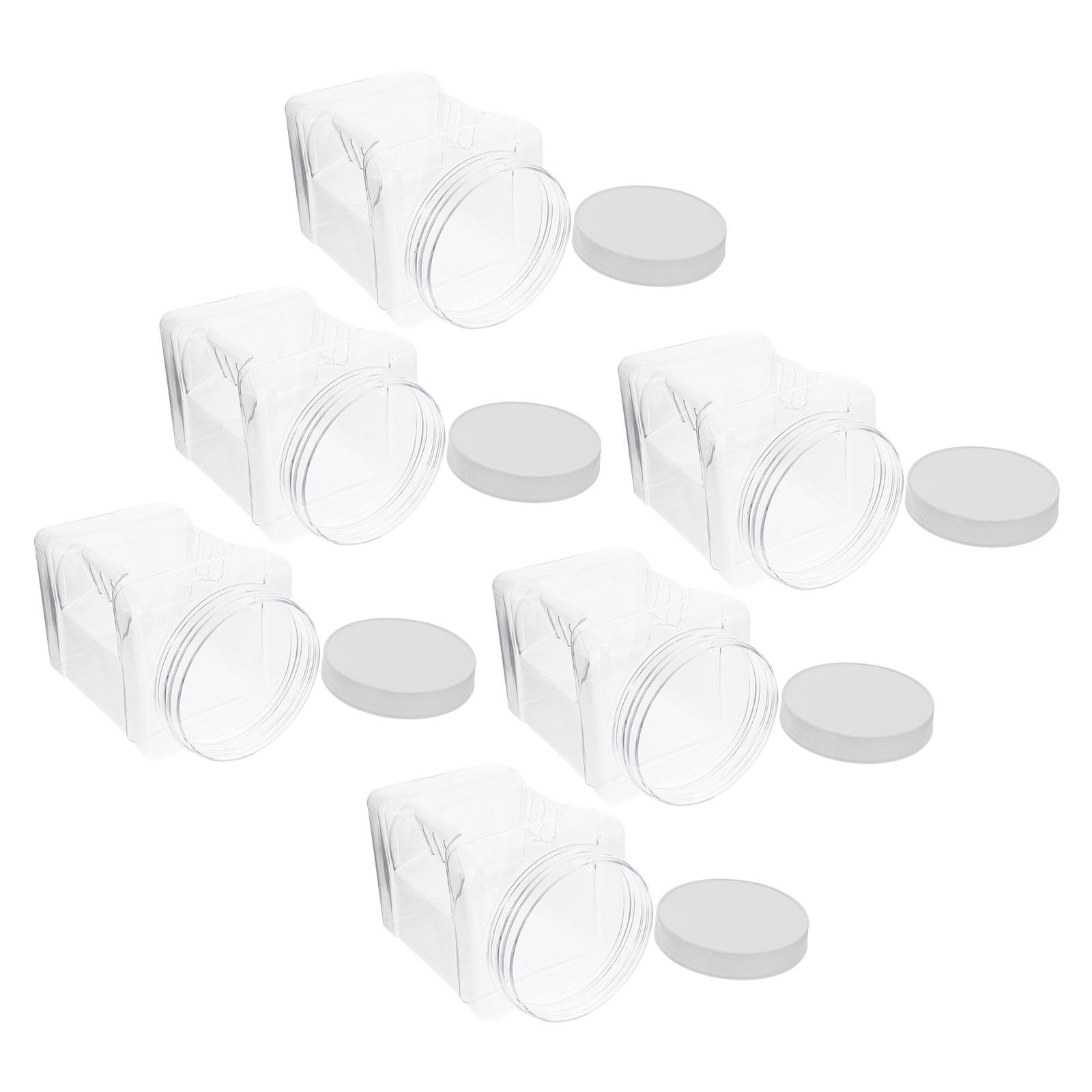 6Pcs Transparent Storage Jars  - đánh giá và giá Dry Food Snacks