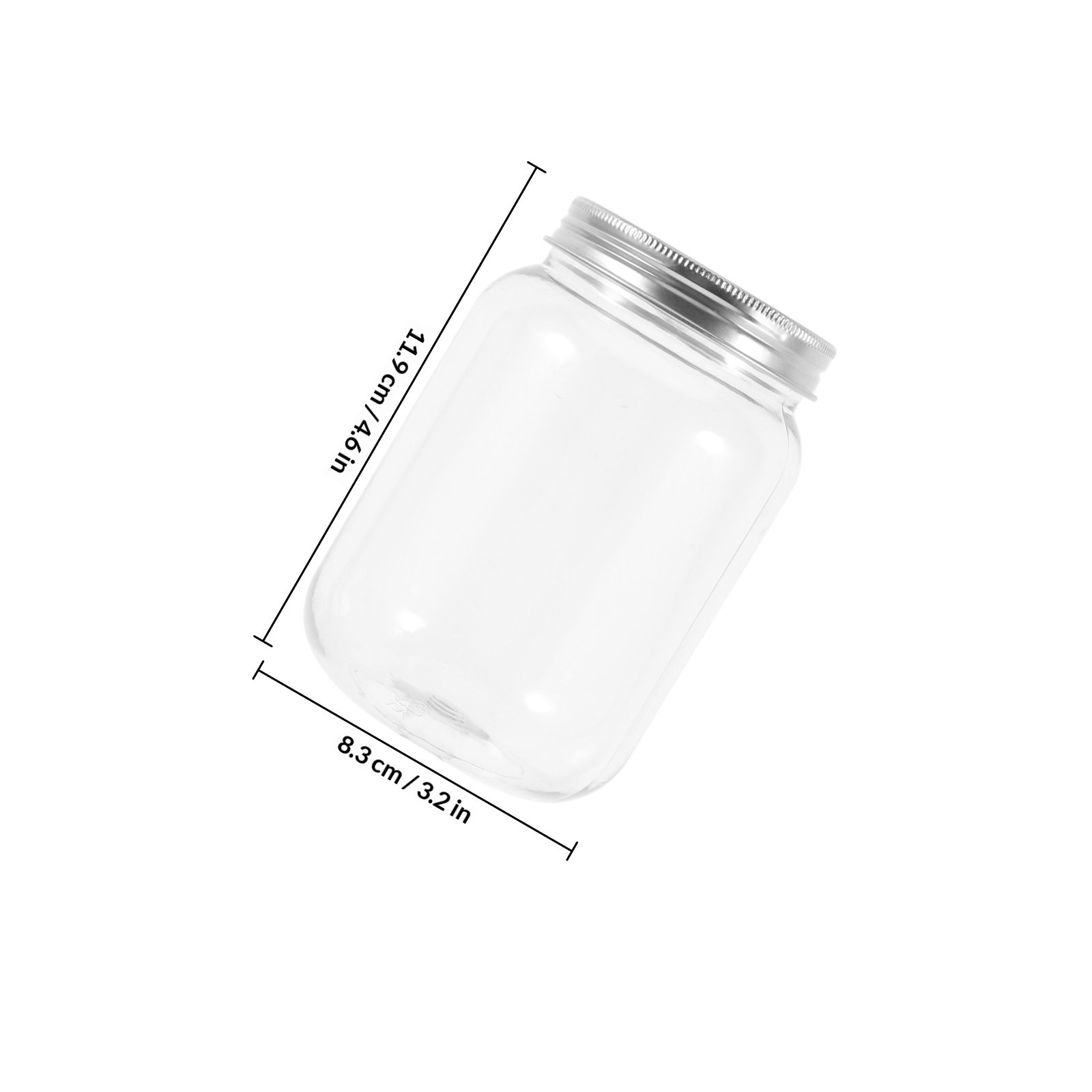 4Pcs Clear Plastic Jars with A - đánh giá và giá Dry Food Snacks