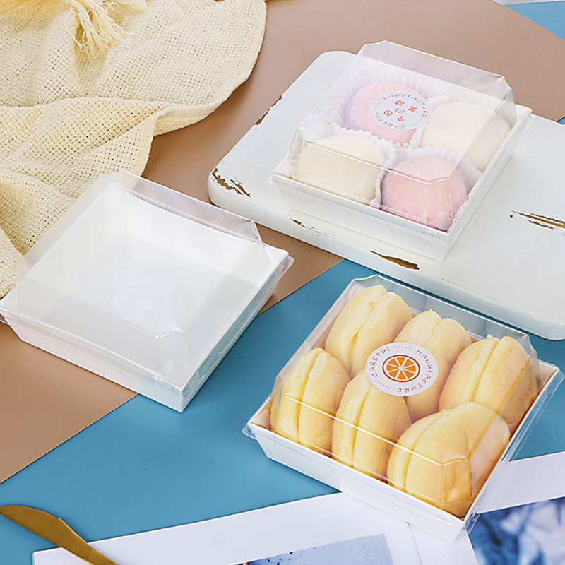 50Pcs Kraft Paper Box Bento Br - đánh giá và giá Food Snacks Business
