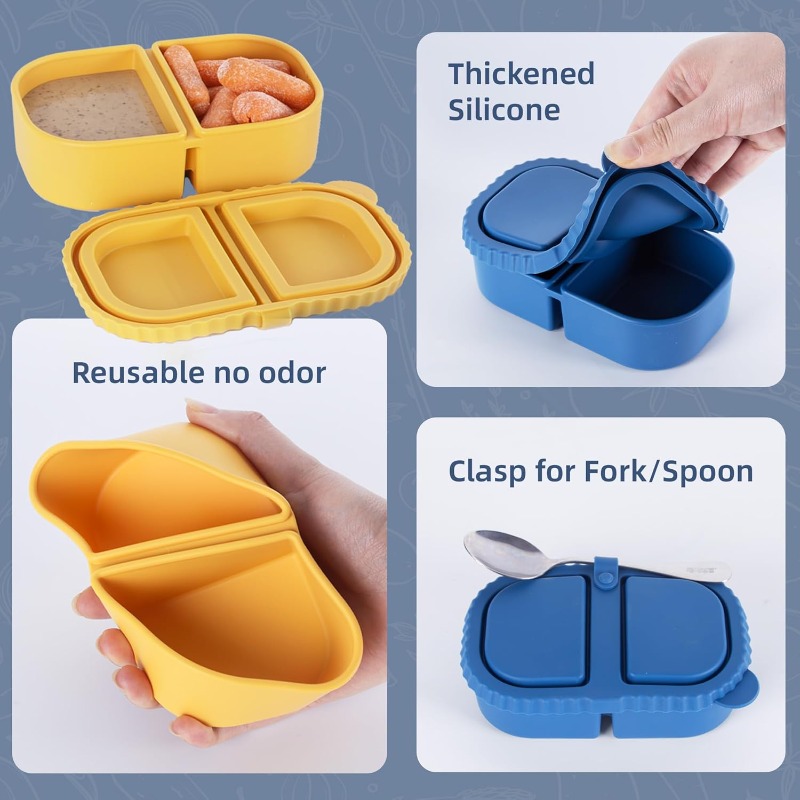 Reusable Silicone Snack Contai - đánh giá và giá Food And Snacks For Picnic