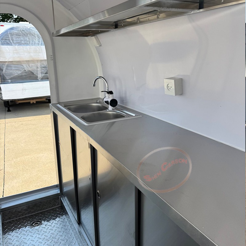 Outdoor Food Trailer round Mob - đánh giá và giá Food Snacks Business