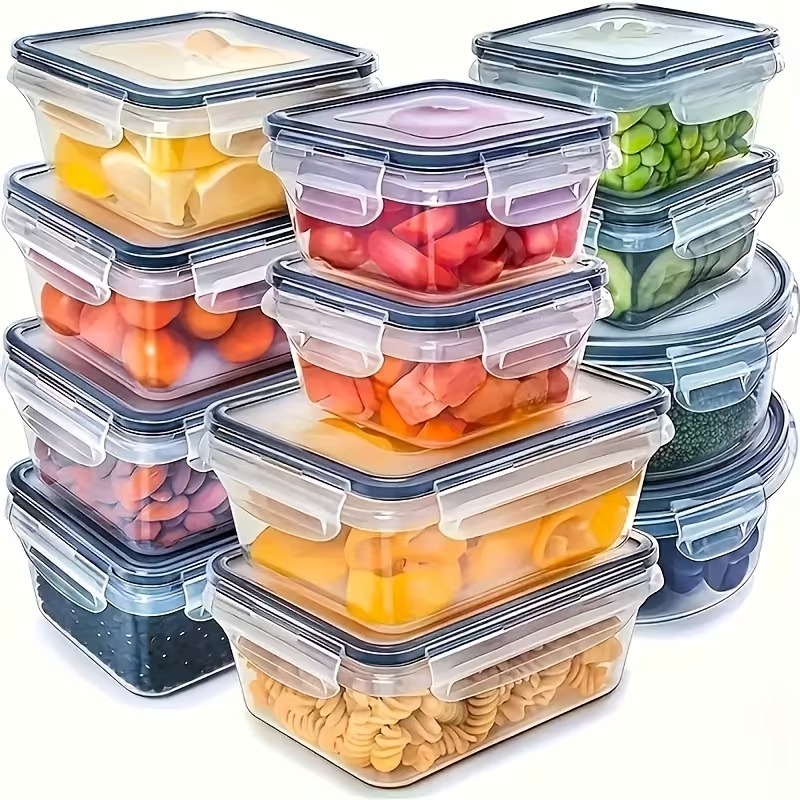 4-Piece Clear Food Storage Con - đánh giá và giá Dry Food Snacks