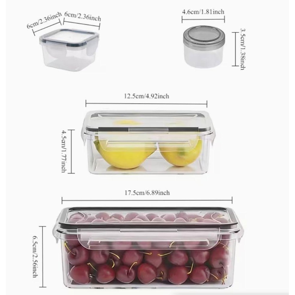4-Piece Clear Food Storage Con - đánh giá và giá Dry Food Snacks