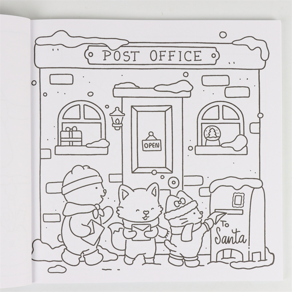 Fuzzy Hygge Christmas Coloring - đánh giá và giá Food Y Snacks Coloring Book