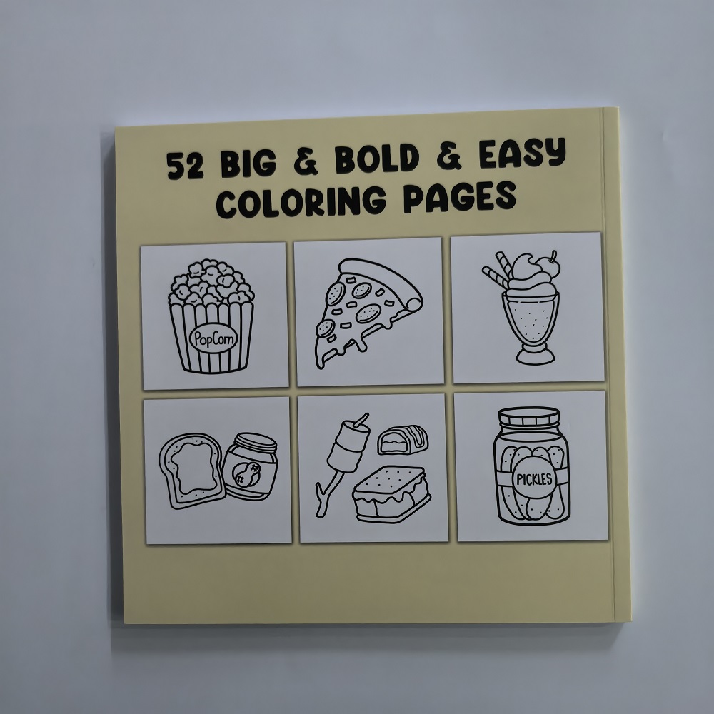 Food Drinks Desserts Coloring  - đánh giá và giá Food Y Snacks Coloring Book