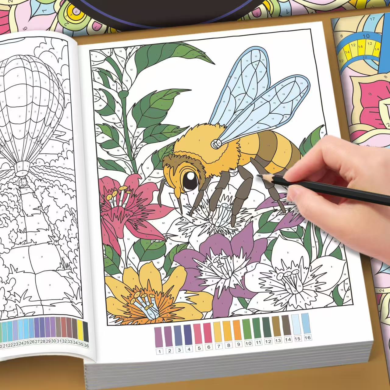 32 Pages Adult Color By Number - đánh giá và giá Food Y Snacks Coloring Book