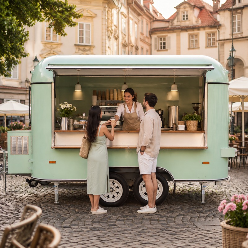 Food Truck Trailer Street Cate - đánh giá và giá Food Snacks Catering