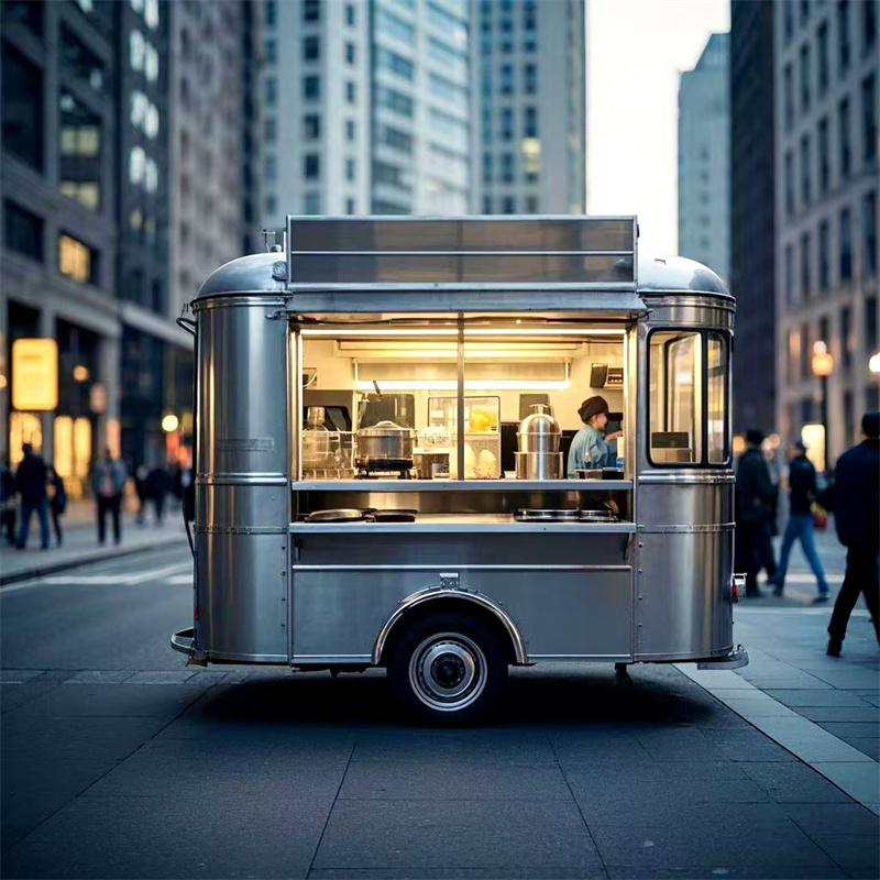 Portable Mobile Food Cart Trai - đánh giá và giá Food Snacks Catering
