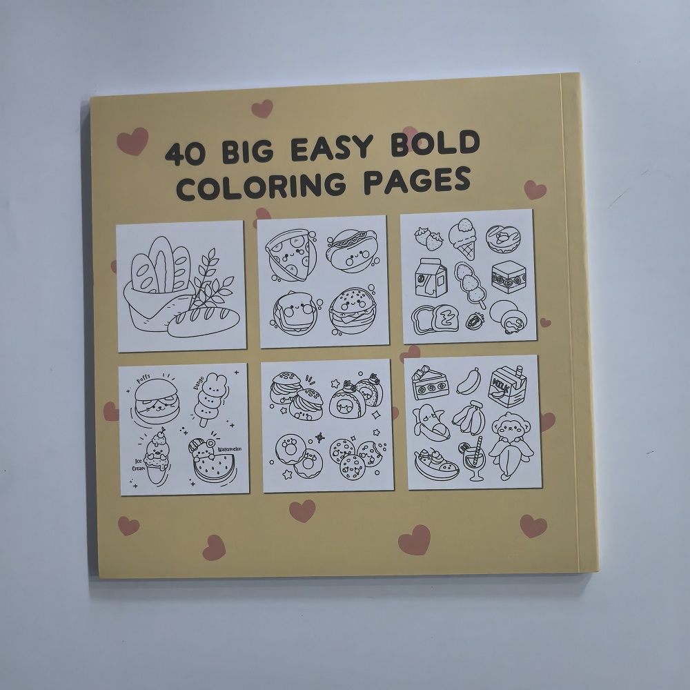Food Drink & Sweets Easy-bold  - đánh giá và giá Food Y Snacks Coloring Book