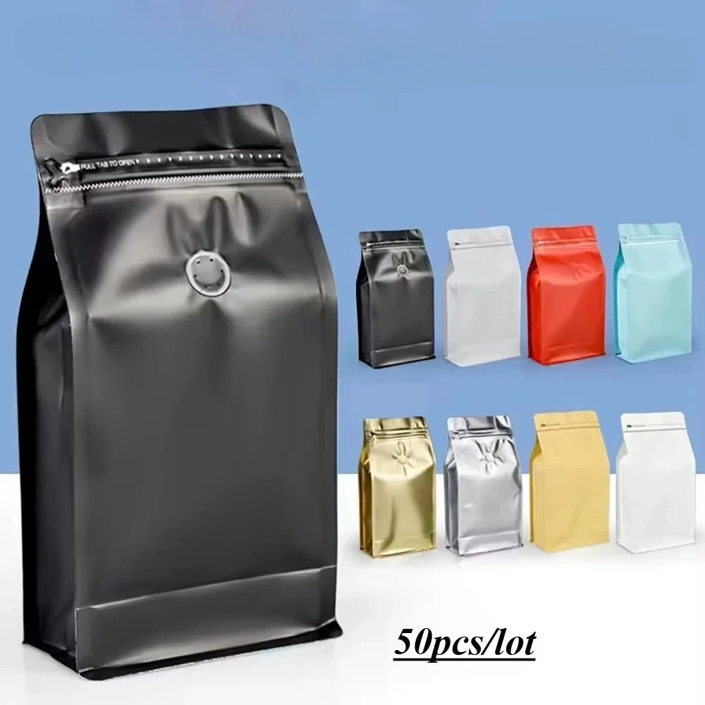 50pcs Resealable Ziplock Coffe - đánh giá và giá Food Snacks With Protein
