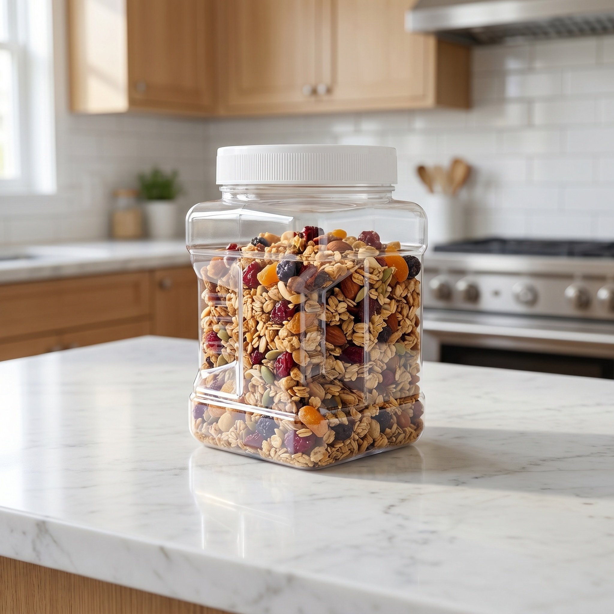6Pcs Clear Square Airtight Sto - đánh giá và giá Dry Food Snacks