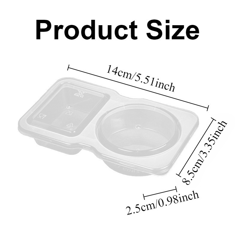 5/10/20/40PCS Double Compartme - đánh giá và giá Food And Snacks For Picnic