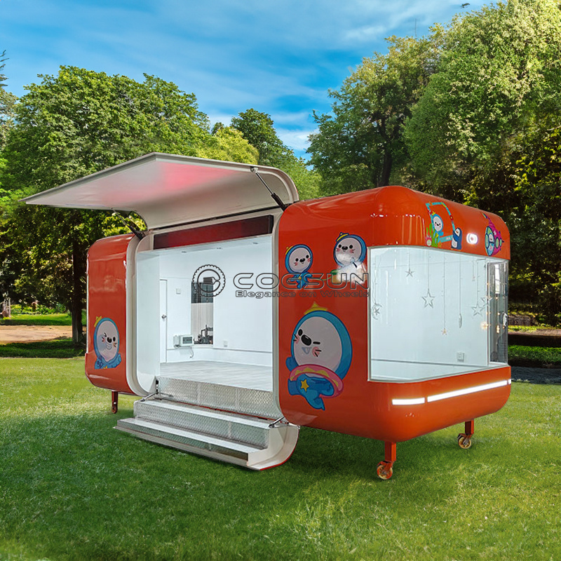 Street Mobile Food Trailer Piz - đánh giá và giá Food Snacks Catering