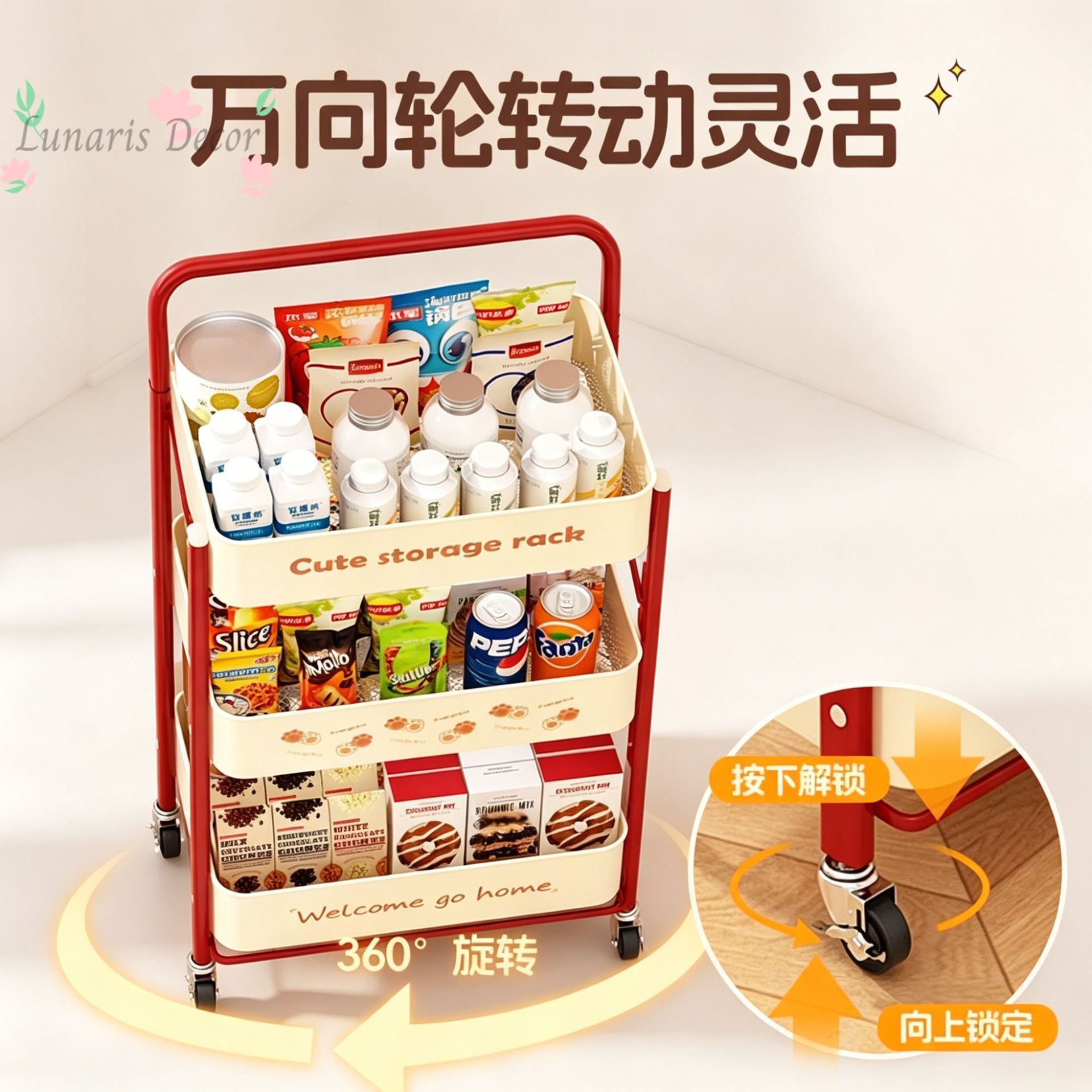 Small cart, snack rack, floor- - đánh giá và giá Food Snacks Pictures