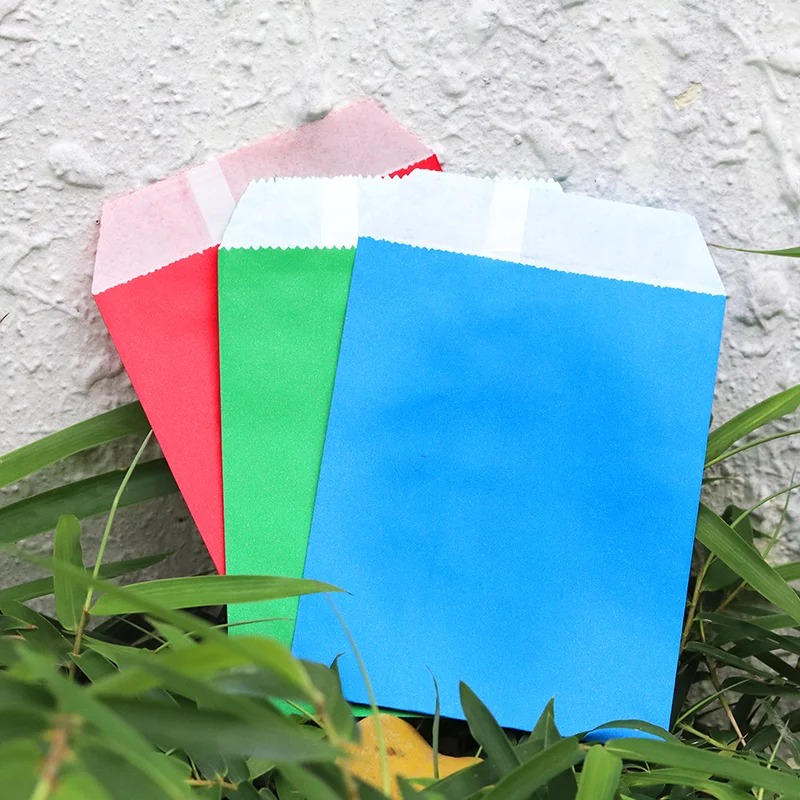 50/100pcs color Gift Kraft Pap - đánh giá và giá Food Snacks Candy