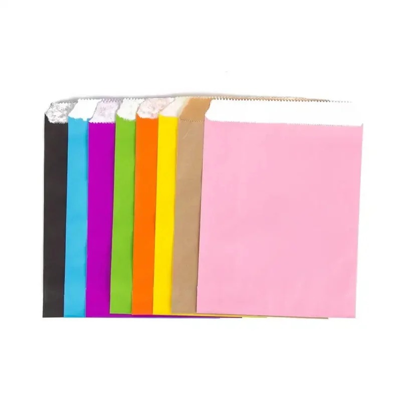 50/100pcs color Gift Kraft Pap - đánh giá và giá Food Snacks Candy