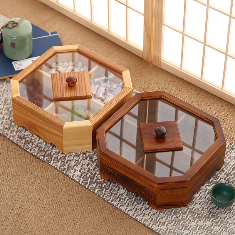 New Wood Candy Biscuit Storage - đánh giá và giá Food Snacks Candy