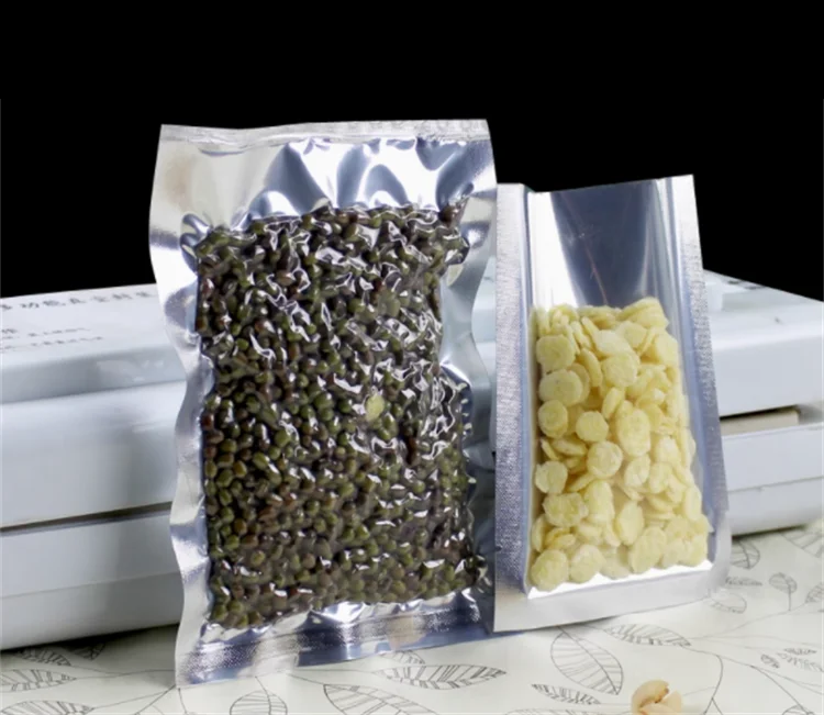 100 Pack Silver Glossy Flat Po - đánh giá và giá Dry Food Snacks